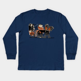 Zeus, Hera & the Horae Kids Long Sleeve T-Shirt